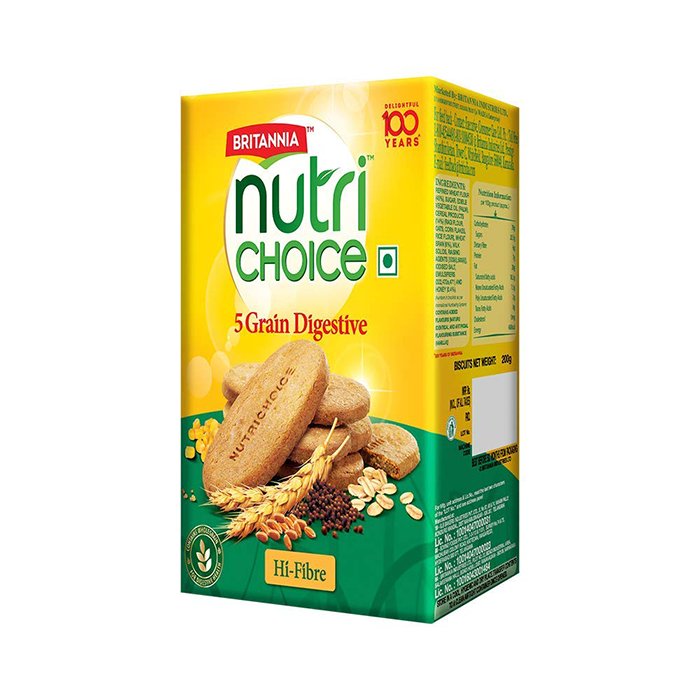 Britannia - Nutrichoice 5 Grain Digestive 250 Gm