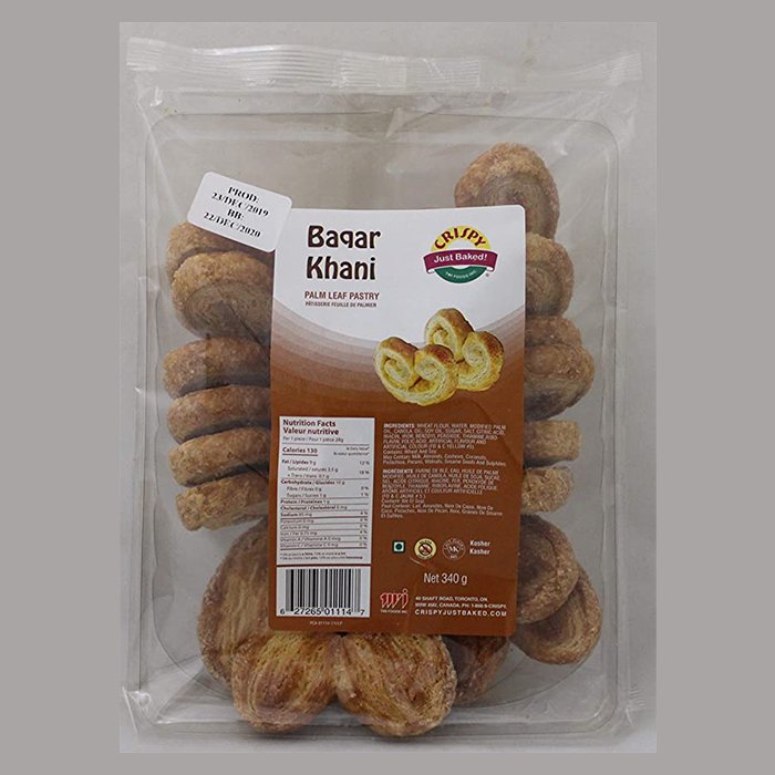 Crispy - Baker Khani Palm Leaf Pastry 340 Gm