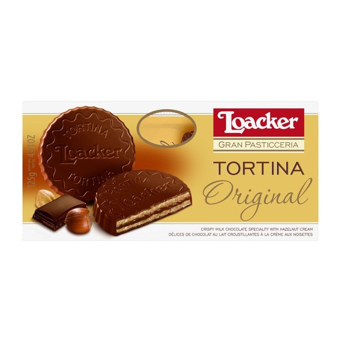 Loacker - Tortina Original 125 Gm milk chocolate