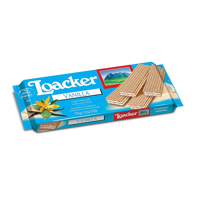 Loacker - Vanilla Wafer 175 Gm