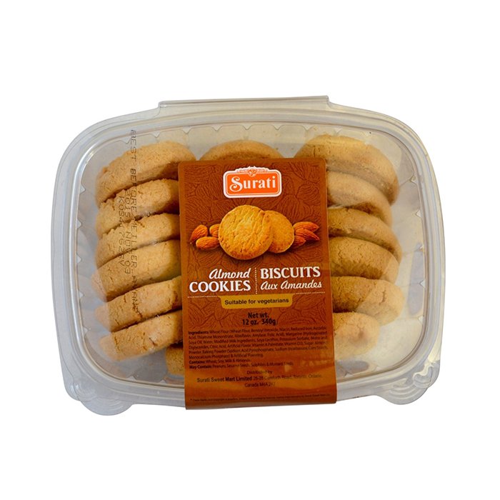 Surati - Almond Biscuit 340 Gm cookies