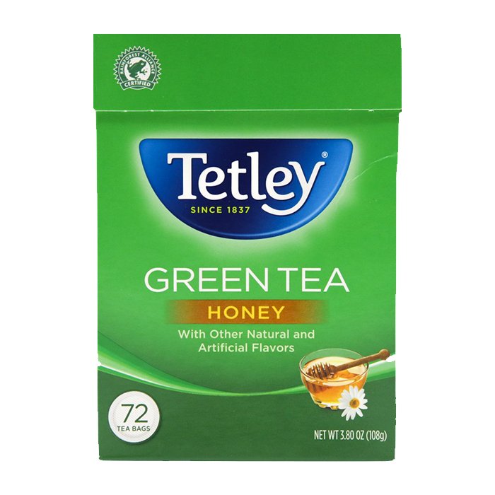 Tetley - Honey Green Tea 72 Tea Bags