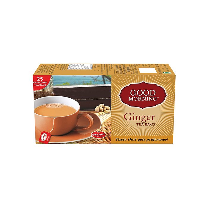 Wagh Bakri - Ginger Natural Flavour Tea Bags 50 Gm