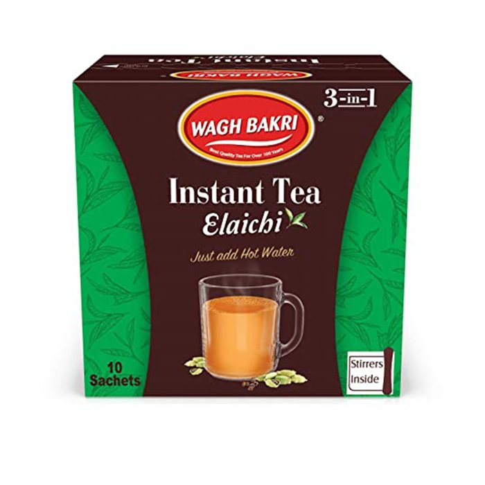 Wagh Bakri - Inst Elaichi Tea 140 Gm 10 Ct