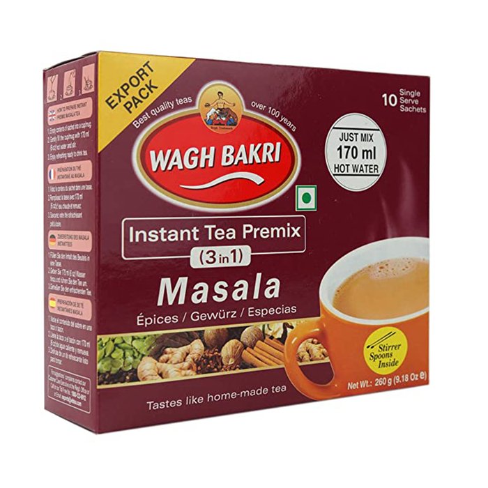 Wagh Bakri - Inst Masala Chai 140 Gm 10 Ct 3 in 1