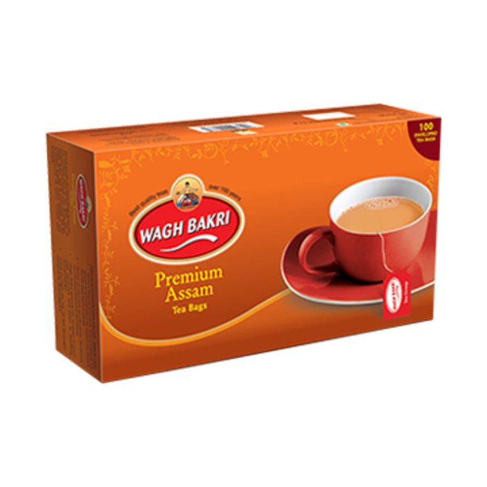 Wagh Bakri - Premium Assam Tea 100 Tea Bag