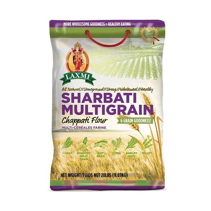 Laxmi - Sharbati Multigrain Atta Flour 20 Lb