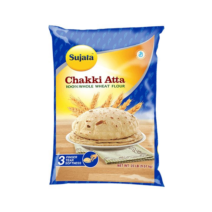 Sujata - Chakki Atta Flour 20 Lb