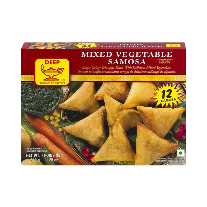 Deep - Vegan Mixed Vegetable Samosa 12 Ct