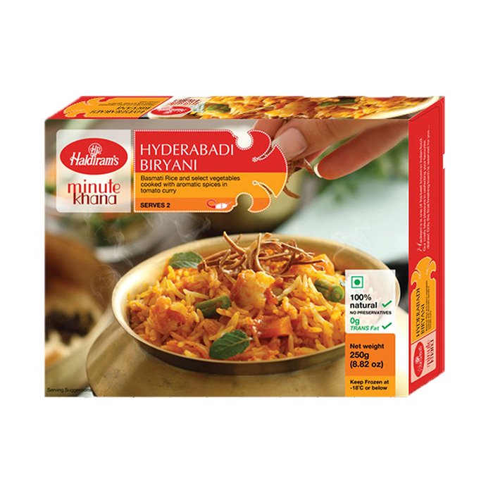 Haldiram - Hyderabadi Biryani 250 Gm