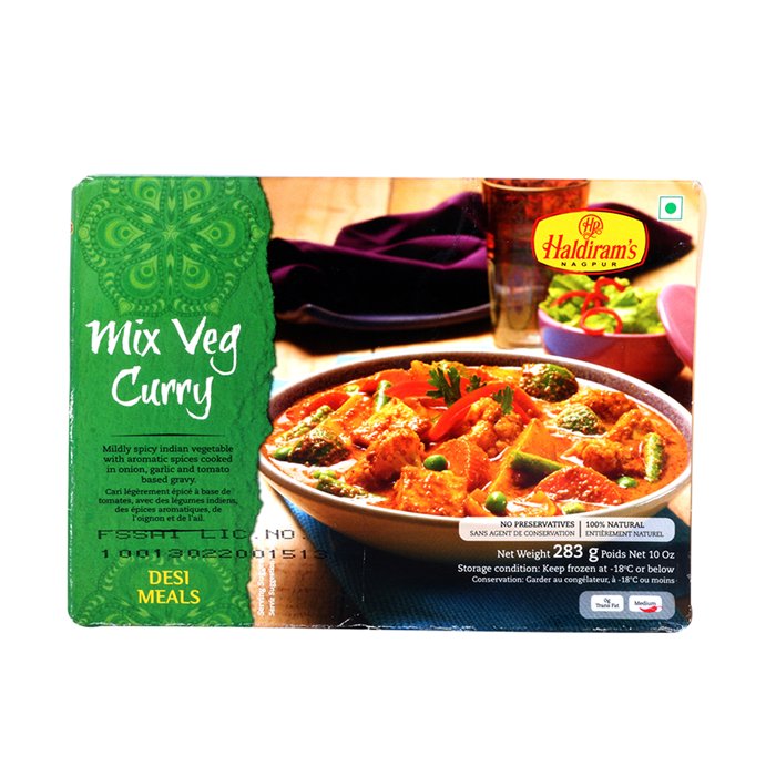 Haldiram - Mix Veg Curry 10 Oz