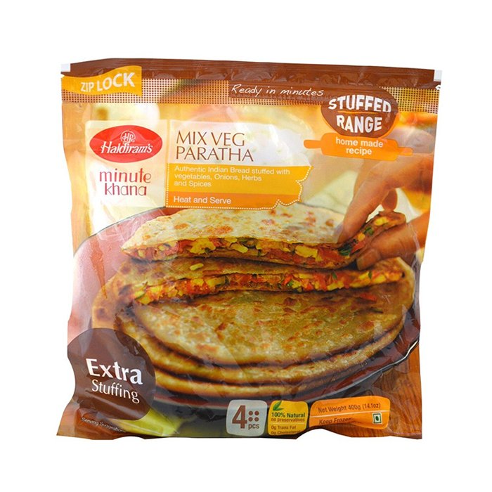 Haldiram - Mix Veg Paratha 360 Gm