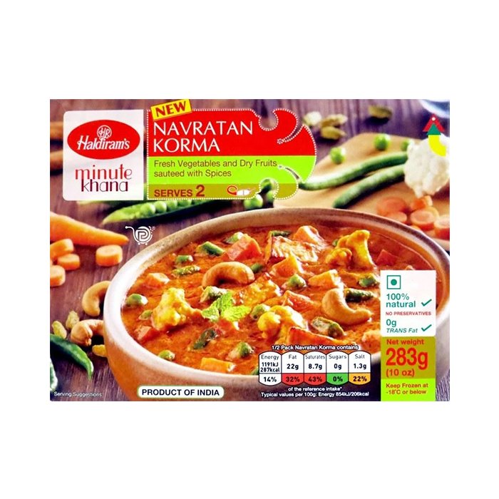 Haldiram - Navratan Korma 283 Gm