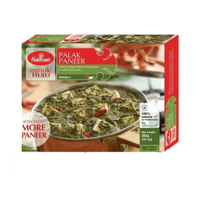 Haldiram - Palak Paneer 283 Gm