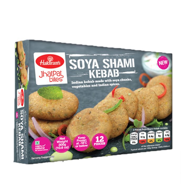 Haldiram - Soya Shami Kebab 300 Gm