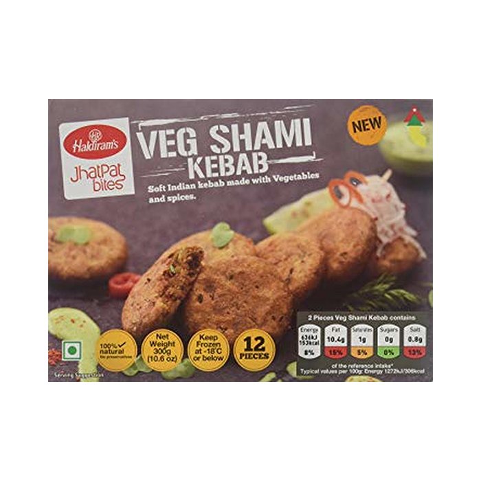 Haldiram - Veg Shami Kebab 300 Gm