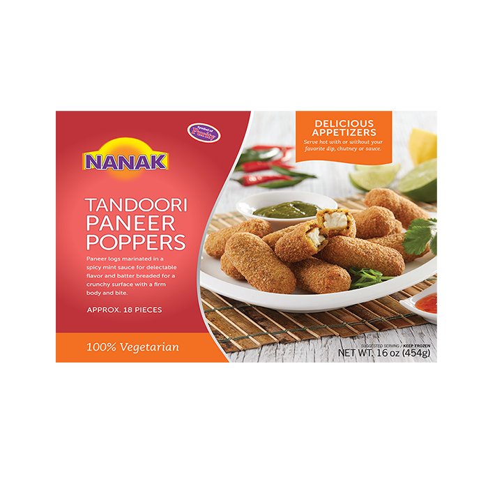 Nanak - Tandoori Paneer Poppers 16 Oz