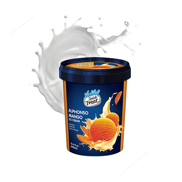 Vadilal - Alphonso Mango Icecream 500 Ml