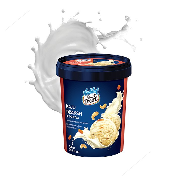 Vadilal - Kaju Draksh Icecream 500 Ml