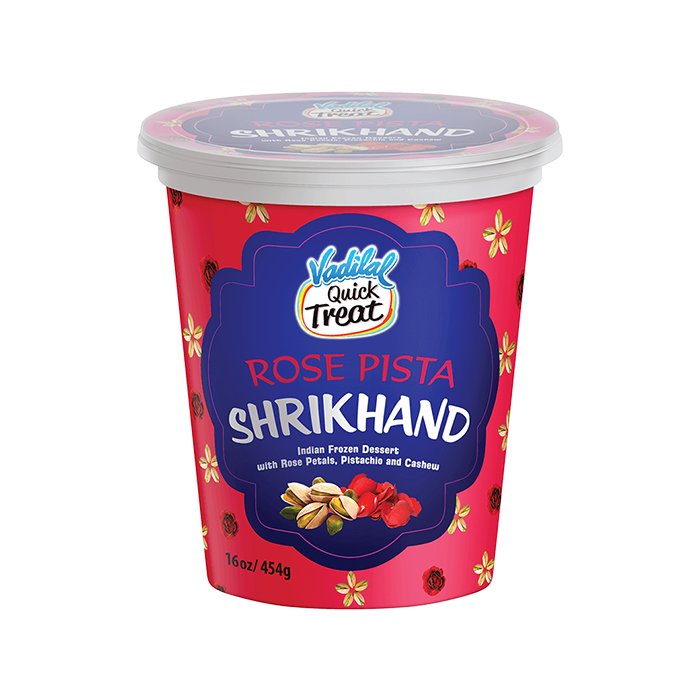 Vadilal - Rose Pista Shrikhand 16 Oz