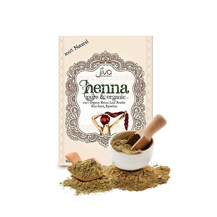 Jiva - Henna pure & org 100 Gm black hair dye