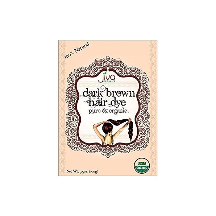 Jiva - Herbal Hair Color Brown 100 Gm Org Dye Dark