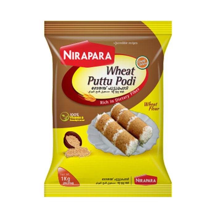 Nirapara  - Wheat Puttu Podi 1 Kg