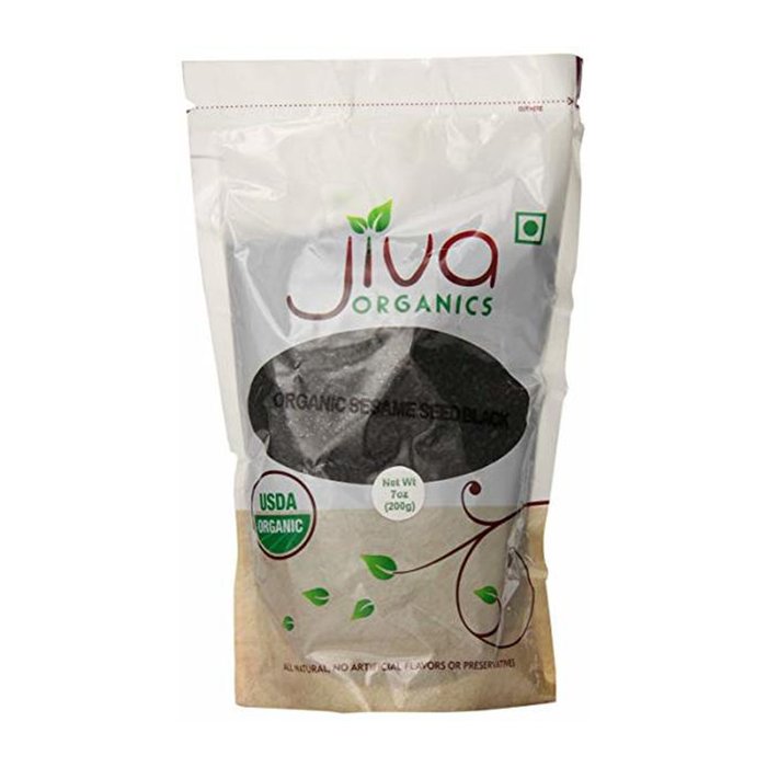 Jiva - Organic Sesame Seeds Black 7 Oz