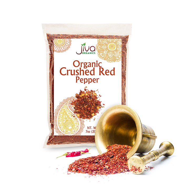 Jiva - Red Chilli Crushed 200 Gm 