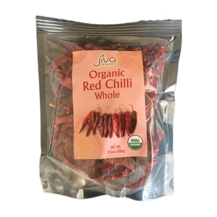 Jiva - Org Red Chilli Whole 100 Gm