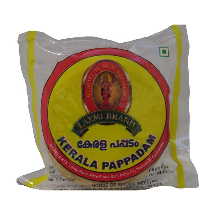 Laxmi - Kerala Pappadam 200 Gm