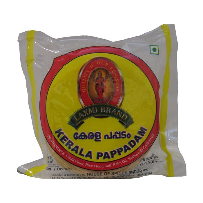 Laxmi - Kerala Pappadum 200 Gm 