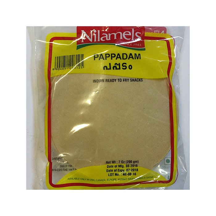 Nilamels  - Pappadam 200 Gm 