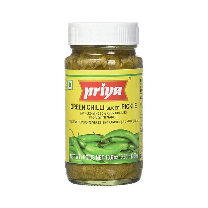 Priya - Green Chilli Pickle 300 Gm