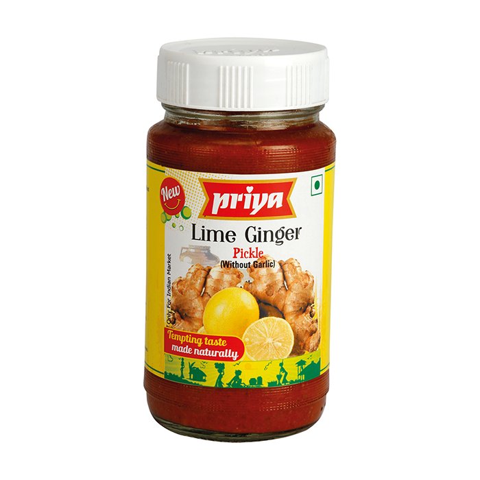 Priya - Lime Ginger Pickle 300 Gm 