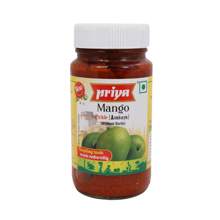 Priya - Mango Pickle Avakaya With Garlic 300 Gm