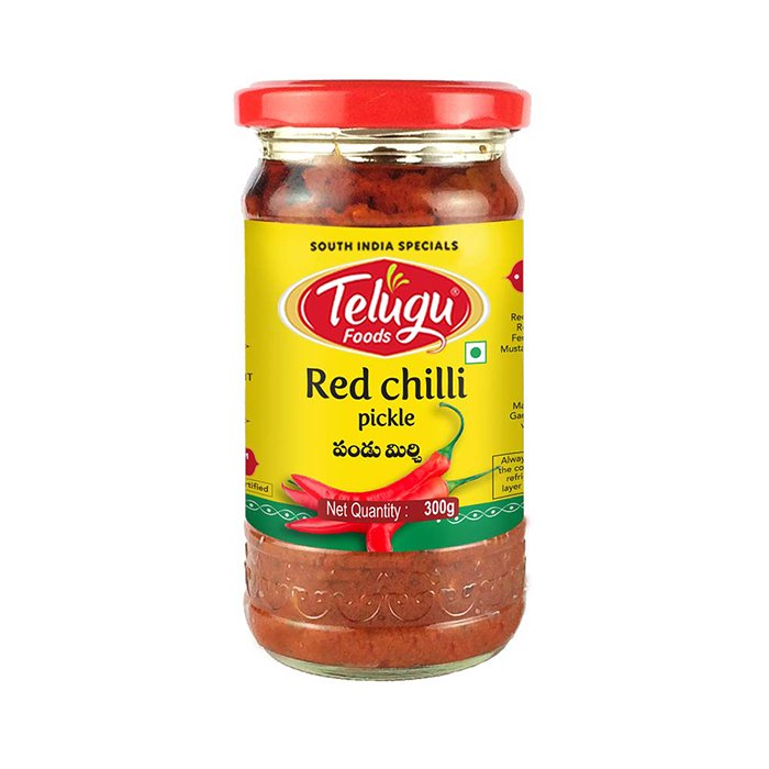 Telugu - Red Chilli Pickle 300 Gm