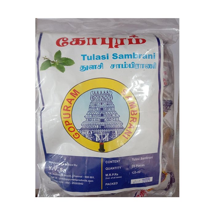 Gopuram - Pal Sambrani 12Ct Thulasi tulsi tulasi
