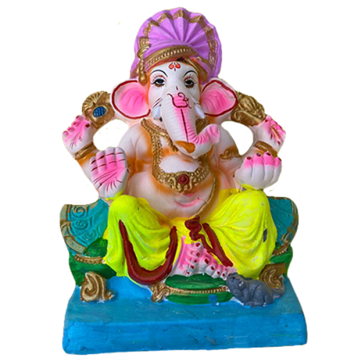 Ganesh Idol Clay water Immersible 12"