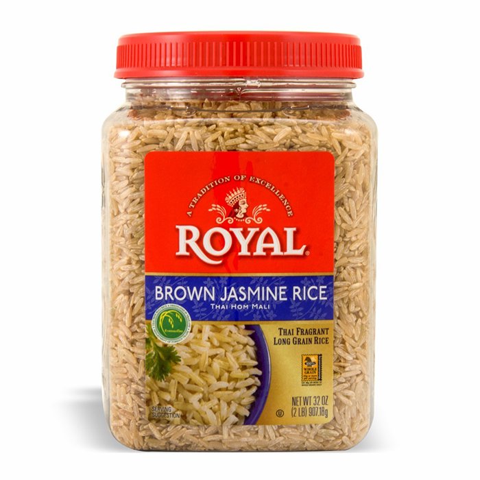 Royal - Brown Jasmine Rice 2 Lb Jar