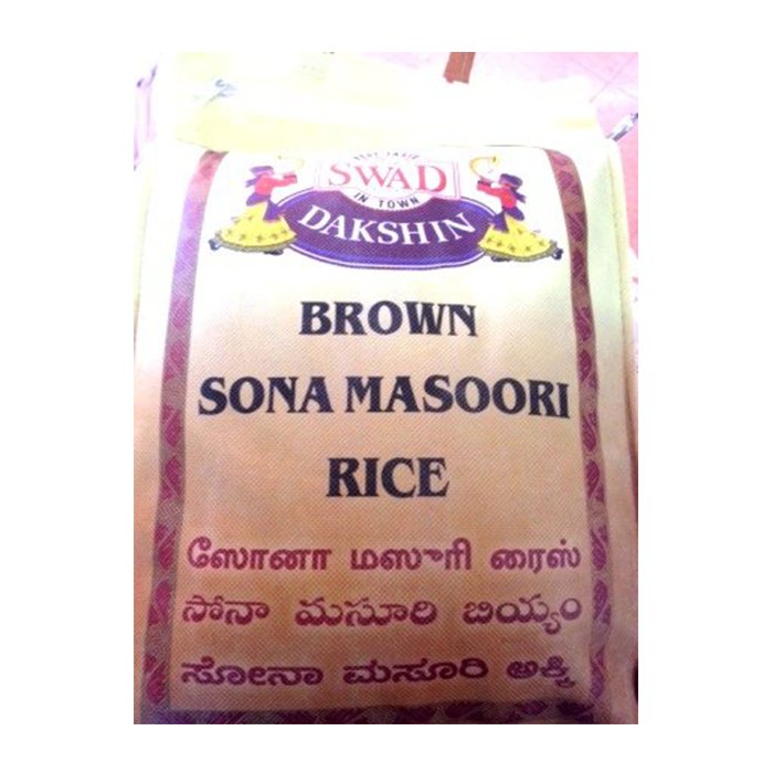 Swad - Brown Sona Masoori Rice 20 Lb