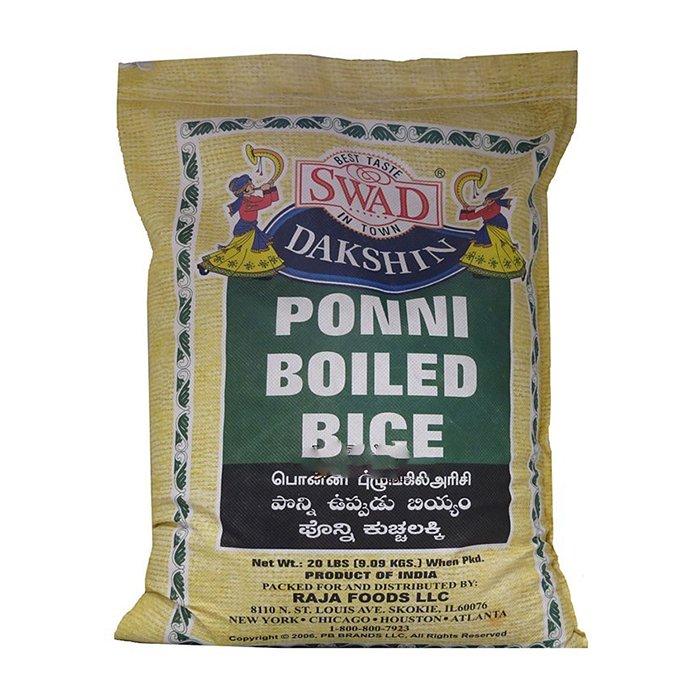 Swad - Ponni Boiled Rice 20 Lb 