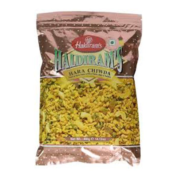 Haldiram - Hara Chewda 400 Gm 