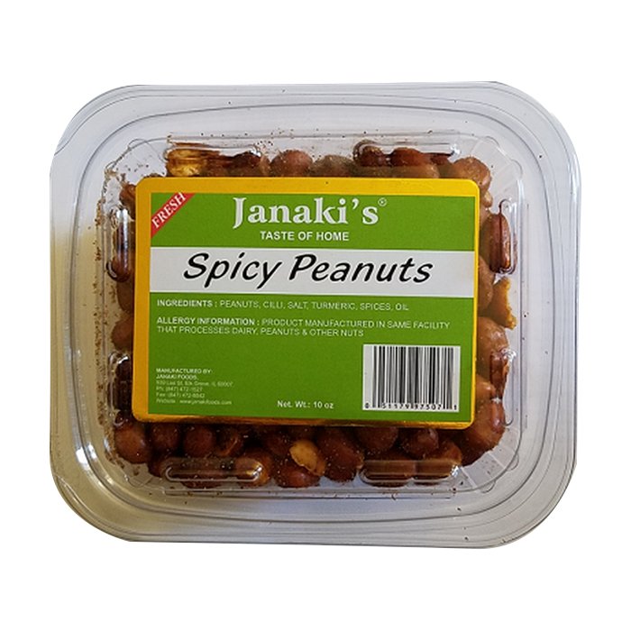 Janaki - Spicy Peanuts 10 oz 