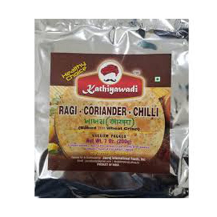 Kathiyawadi - Coriander Chilli Bhakhri 10 Ct