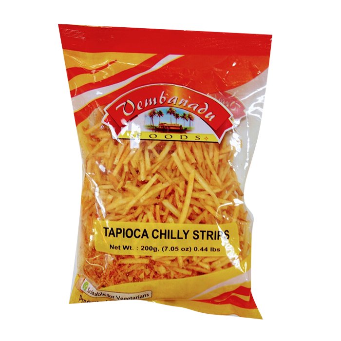 Vembanadu - Tapioca Chilli 200 Gm Strips