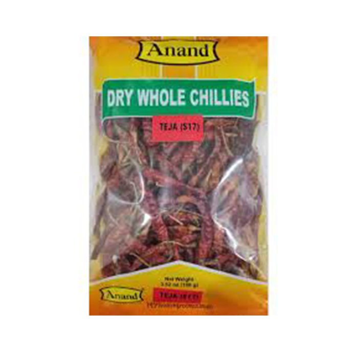 Anand - Dry Whole Chilies Teja 200 Gm