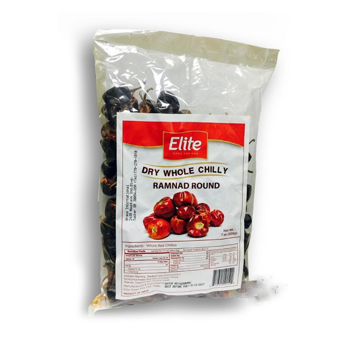 Elite  - Dry Ramnad Chilli 200 Gm