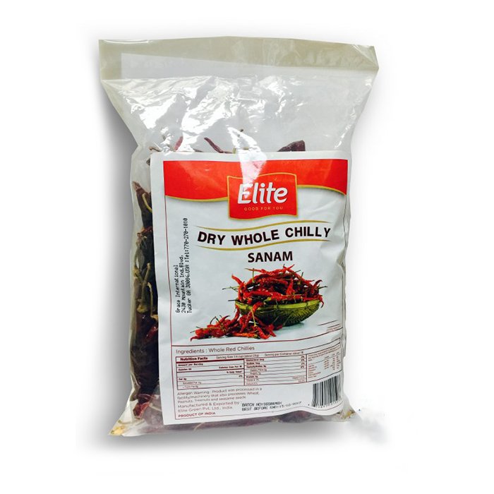 Elite  - Dry Sanam Chilly 100 Gm