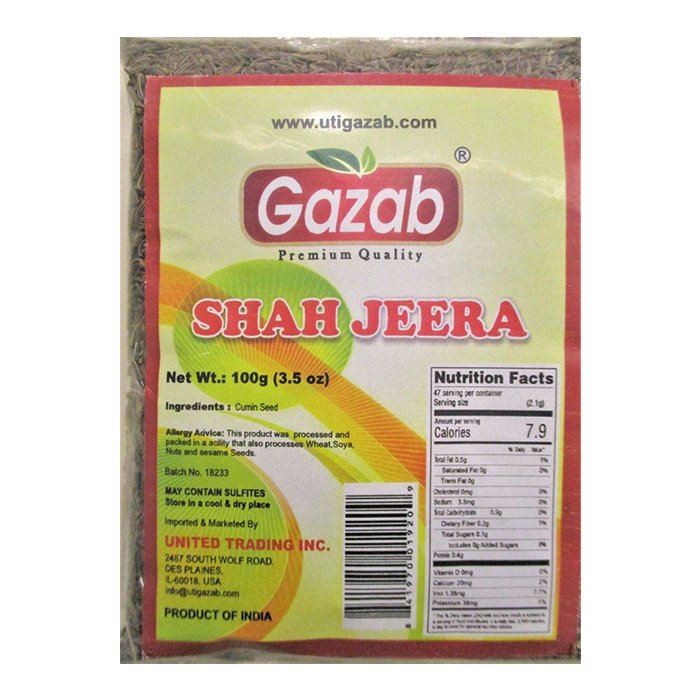 Gazab - Shah Jeera Caraway Seeds 100 Gm